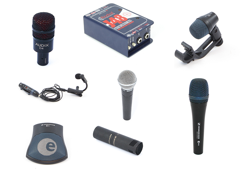 Microphones + DI